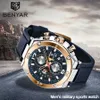 Benyar 2023 New Quartz Men's Watches Multifunction Sport Watch Watch Men Top Luxury Wrist Watch Watch Relogio Maschulino