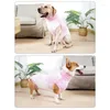 Hondenkleding Puppykleding Postoperatieve vest Anti-bijtende Likwond Gemakkelijk te dragen Elastische stof Handwasbaar KXRE
