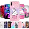 Dla iPhone X XS XR Case Silicon Soft TPU Tylna okładka telefon