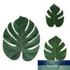 Decorative Flowers & Wreaths Tropical Palm Leaves Plant Imitation Leaf-Hawaiian Luau Jungle Party Table Decorations 144PCS1 Fac267L