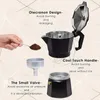 1pc, Coffee Pot, Reusable Espresso Maker Pot, Creative Moka Pot, Stovetop Coffee Maker, Coffee Tool, Coffee Maker For Home And Camping, Kitchen Stuff