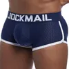Underpants Boxer Mens Package and Butt Padded Underwear Enhancing Trunks Mesh Breathable With Hipup Enhancing Removable Front And Hip Pads 230715