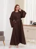 Etnische Kleding Ramadan Eid Satijn Abaya Dubai Moslim Mode Hijab Jurk Turkije Lange Jurken Islamitische Effen Abaya Voor Vrouwen Kaftan Gewaad