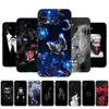 Dla Samsung Galaxy A04S Case Telefon tylna pokrywa miękka silikonowa ochrona czarnego motyla tpu tpu