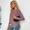 Women's Sweaters Fall And Winter Ladies Chunky Gauge Knit Pullover Sweater Casual Style O-Neck Knitted Womens Long Women