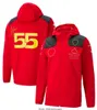 Ferari Mens Hoodies Sweatshirts 2023 F1 Formula One racing suit red hoodie mens team drivers work clothes in the new season