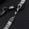 Klockor 22mm fast rostfritt stålklockband för Tudor Black Bay 79230 79730 Heritage Chrono Watch Strap Wrist Armband på No Nitet