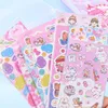 Adesivos 52 peças/conjunto Goo Card Diy Chaveiro Goo Disc Card Toy Kawaii Handbook Material Stickers Cute Student Stationery 230715