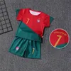Kindervoetbalpak, sportprestatiekostuum WK Argentin Portugal kinderuniformen