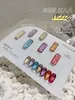 Nail Polish 7Color Translucent Glass Bottle Milky Jelly White Gel Nail Polish White Color UV Led Gel Varnish For Manicure Nail Art Base Top 230715