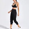 Ensembles actifs femmes tenues de Yoga 2 pièces ensemble survêtements d'entraînement soutien-gorge de sport taille haute Legging porter des vêtements de sport dame Gym