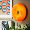 Wall Lamp Modern Simple Donut Led Bauhaus Retro Living Room Tv Bedroom Bedside Atmosphere Girl Light