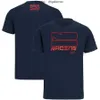 F1 RedbullsレーシングTシャツF1チームTシャツ2022夏のレーシングファンショートスリーブ特大Tシャツ