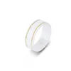 Designer Rings Women Men Rings Luxury Band Rings Ceramics Black White Fashion Rings Classic Ring Optional Size 6-11