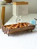 Plates Thai Solid Wood Fruit Plate Home Living Room Southeast Asian Log Supply Dried Melon Seed Key Storage Tray