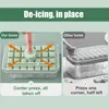 Formas de cozimento Molde de bandeja de gelo leve Resistência a baixa temperatura Tornando durável Fabricante Caixa de armazenamento com pá