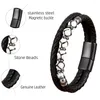 Charme Armbänder Naturstein Fußball Für Männer 8mm Perlen Fußball Sport Leder Armreifen Casual Armband Schmuck