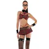 Sexy Student Uniforme Schoolgirl Saia e Top Suit Feminino Role Play SM Lingerie Trajes Eróticos Sex Cosplay Conjunto de Roupas292f