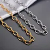 Ketten Großhandel 1 m/los Edelstahl Große Schwere Gold Farbe Oval Kette Link DIY Halsketten Armband Schmuck Machen Zubehör