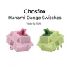 Keyboards Chosfox Hanami Dango Switch Mechanical Keyboard Switch Extension 5pins Like Panda Advance Tactile/Linear/Silver Like Switch 230715