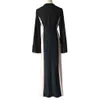 Muslimische Frauen Mode Spitze Robe Lange Druck Damen Kleidung Frauen Arabische Damen Malaysia Abayas Muslim Robes1269u