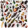 50pcs Cool Insect Stickers Funny Animal Spider Ladybug Graffiti sticker Kids Toy Skateboard car Motorcycle Bicycle Sticker Decals Wholesale