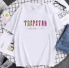 Tee män kvinnor designer sommar kort ärm Trapstar t-shirts manliga mode dunkar låg casual t shirt skum löpare toppar tee kläder casual stil