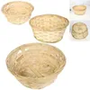 Storage Baskets Woven Bamboo Innovative Flower Basket Bread Roll Food Pot Garden Vase Supplies Accessories