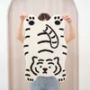 Carpets Cute Tiger Shape Doormat Welcome Mats For Front Door Mat Non Slip Indoor Decor Bathroom Kitchen Carpet Entrance Rug G3