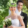 Decoratieve Bloemen Roos Bloemen Kroon Garland Kunstbloem Strand Hoofddeksel Haar Krans Hoofdband Haarband Simulatie Stof