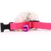 Hundhalsar 100 st/mycket Pet Wedding Flower Princess Cat Halsband Collar Valpstil Grooming gifta sig med fest jul