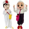 2019 arabe garçon mascotte Costume dessin animé fille arabe Anime thème personnage noël carnaval fête fantaisie Costumes adulte Out206o