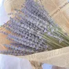 Kurutulmuş çiçekler doğal lavanta buket ölümsüz taze çiçek demet dekorasyon diy ev ofis ziyafet düğün 230715