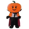 Halloween Pumpkin Mascot Costume Top Quality Anpassa Cartoon Anime Theme Character Adult Size Carnival Christmas Outdoor Party O229P