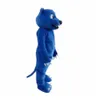 Halloween bleu panthère mascotte Costume haute qualité dessin animé léopard Animal Anime thème personnage noël Carnival276q