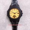 6 Style Mens Watch U1F Maker Najwyższa jakość 40,5 mm 5711 Czarna obudowa PVD Sapphire Glass Watches Transparent Cal.