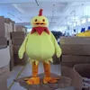 2019 High quality Big Proud yellow chicken Fancy Dress Cartoon Adult Animal Mascot Costume 310L