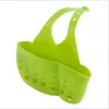 Storage Baskets Eco-feiendly Kitchen Sink Sponge Hanging Basket Adjustable Snap Button Type Drain Rack Faucet