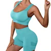 Active Sets Arrival Yoga 2 Pieces Set Exercise Bodysuit Workout Female Sportswear Gym Clothes For Women