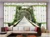 Tapety 3D Tapeta Niestandardowy Pocirałowy Korytain ogrodowy Zdjęcie Wystrój salonu Malowanie ściany do ścian 3 D