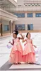 2023 أفريقي أسود فتاة الدانتيل Appliqied a-line flower girl dress Blush Pink Princess Ball Ball Girl Girl Wedding Dress Bugeant Party Party