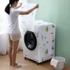 New Translucent Christmas Snowflake washing machine cover Roller Dust cover home organization Flip cover Washing Machine cover