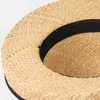 Wide Brim Hats King Wheat Women Sun Raffia Tether Bow Tie Handmade Dome Crimping 2023 Summer Sunshade Casual Beach Travel Cap Straw Hat