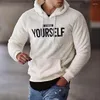 Mannen Truien Hooded Teddy Fleece Jas Mannen Brief Lente Winter Sweatshirt Mannelijke Fluwelen 2023 Top Plus Big Size 5XL Kleding