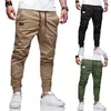 Calças Masculinas Primavera Outono Masculinas Harém Joggers Masculinas Calças Masculinas Masculinas Sólidas Multibolsas Calça de Moletom Hip Hop 230715