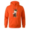 Men's Hoodies Cowboy Bear Gunner I Got You Series Drukukowany swobodny młody mężczyzna/ damski bakotura pullover jesienna zima