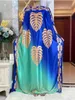 Ethnic Clothing Muslim Caftan Kaftan Summer Printed India 2023African Fabric Africa Traditional Women's Casual Outfit Dresses Maxi Wear