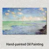 Dipinti ad olio dipinti a mano su tela di Claude Monet Il mare a Pourville Garden Landscape Artwork per l'arredamento del ristorante