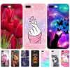 For Iphone 7 8 Case Silicon Soft TPU Back Phone Cover Apple IPhone Plus Etui Bumper Protective Coque Painting Shell