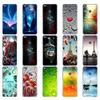 Coque de téléphone pour Huawei Honor 8 Lite Coque arrière en silicone souple Tpu 360 Impression de protection complète Coque transparente